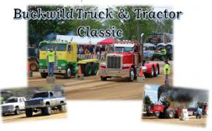 Buck Wild Truck Show & Pull April 29th Carroll County Ag Center