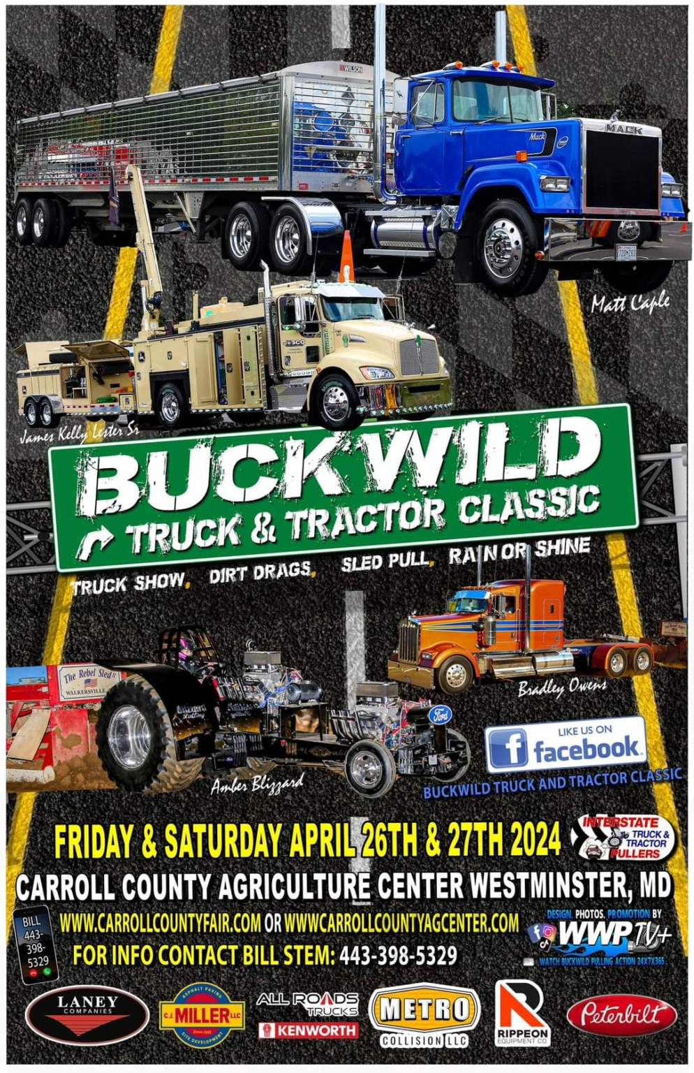 2024 Buck Wild Truck & Tractor Classic April 26th & 27th Carroll