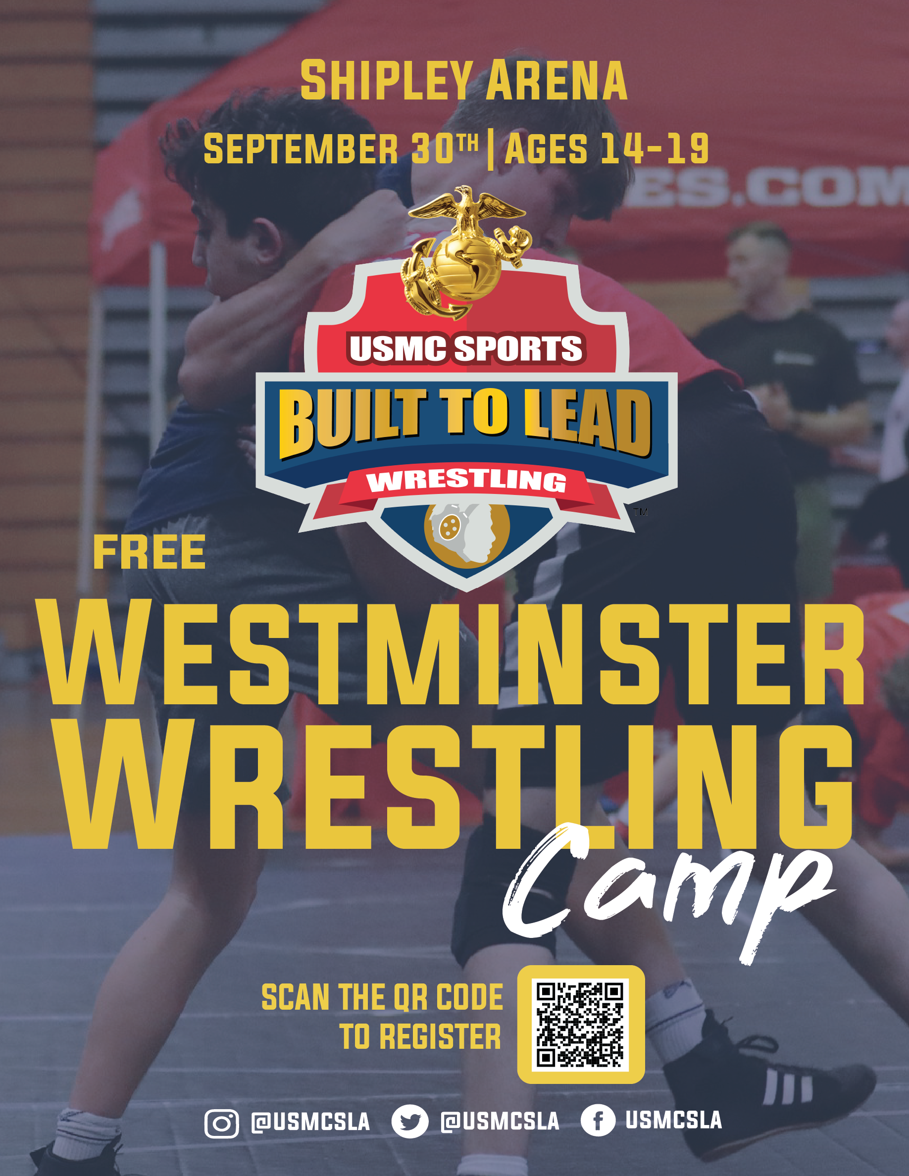 USMC SLA Wrestling Camp Sept. 28th Carroll County Ag Center